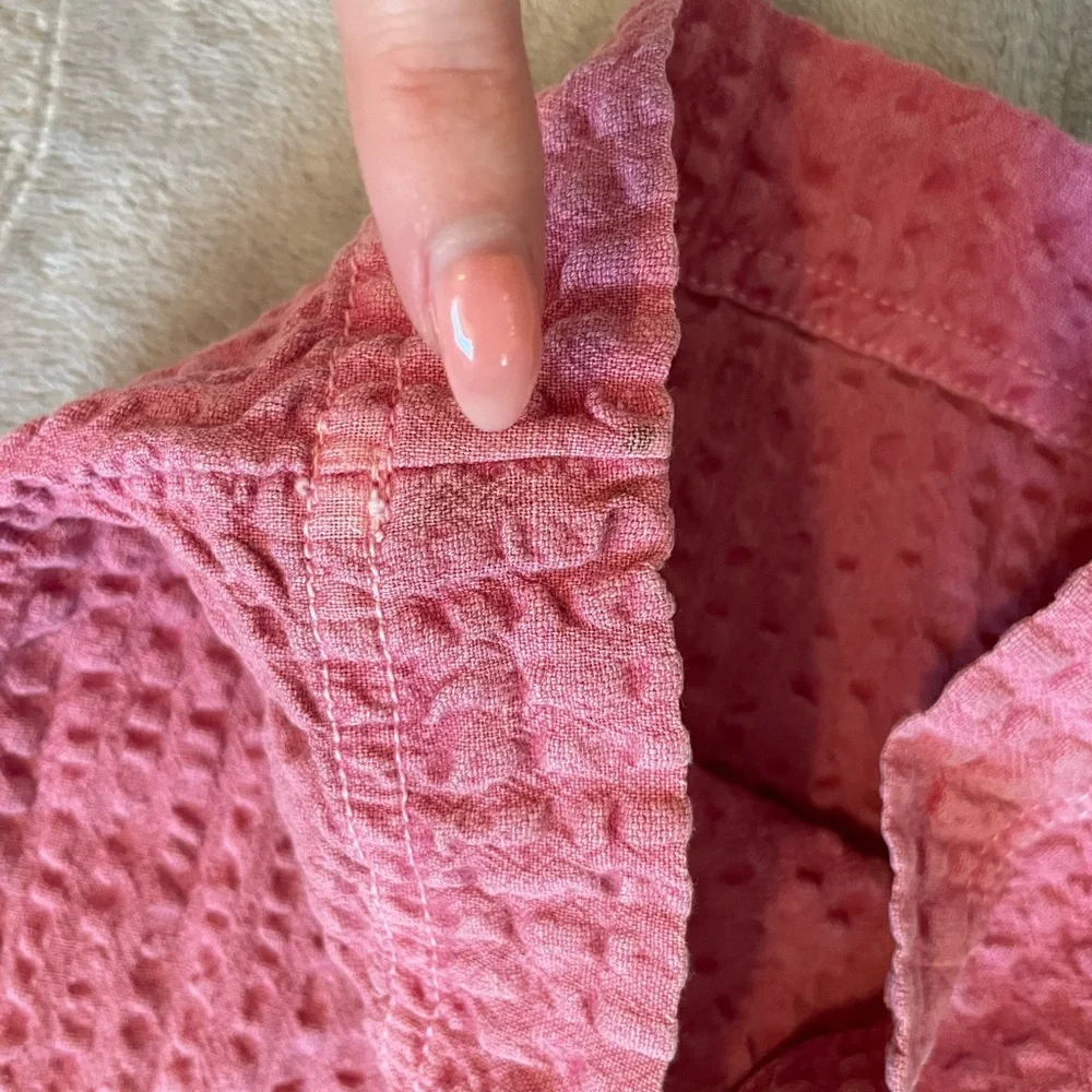 Free‎ People Pink Textured High Waisted Pants